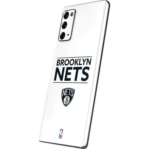 NBA Brooklyn Nets Standard - White Galaxy Note20 5G Skin